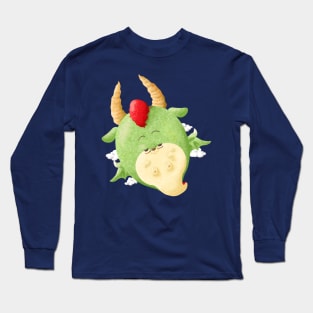 Dragon Floating on Sky Long Sleeve T-Shirt